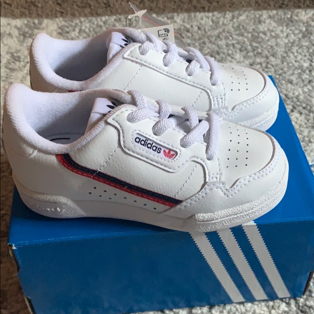 Brand new adidas continental 80 sneakers